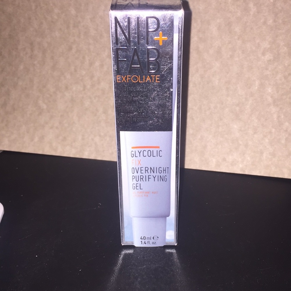 2/$20 nip fab exfoliate overnight purifying gel